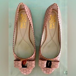 Salvatore Ferragamo Pink Flats Size 6